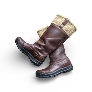 Timberland Leather Earthkeepers Waterproof Fleece-Lined Warm Boots